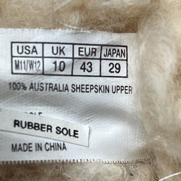 Emu Ridge Australia Suede Wool Lined Pull On Boots Mens Size 11 Women’s 12 - Picture 13 of 13